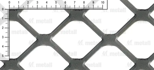 Lamiera stirata a maglia quadra spianata  SQ 70